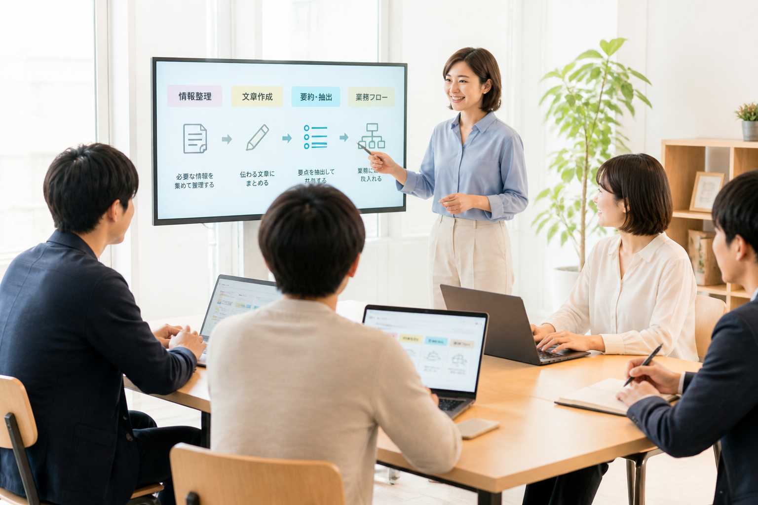 灯台AIラーニングの雰囲気を伝えるビジュアル